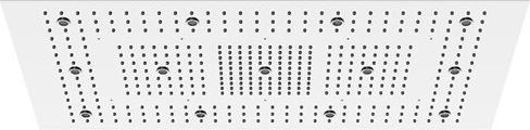 Immagine prodotto Steinberg Pannello a pioggia Sensual Rain, illuminazione LED, set completo, incasso a soffitto, 3 ge (3 Tipi di raggi, 21.50 l/min)