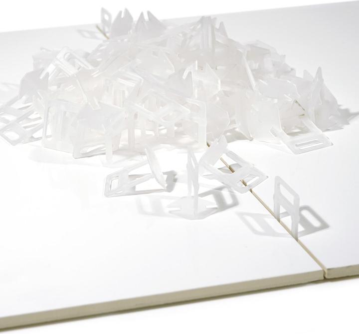 Actual product image XPOtool Tile Levelling System 800 Pull Tabs 2.0mm Laying Aid for Floor Tiles Paving Tiles