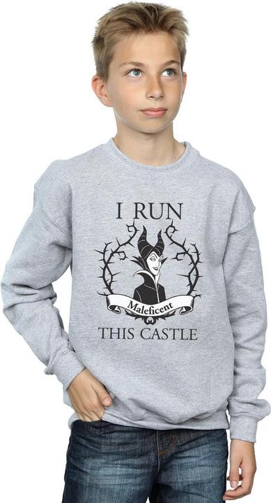 Actual product image Disney Boys Maleficent I Run This Castle Sweatshirt (140, 146)