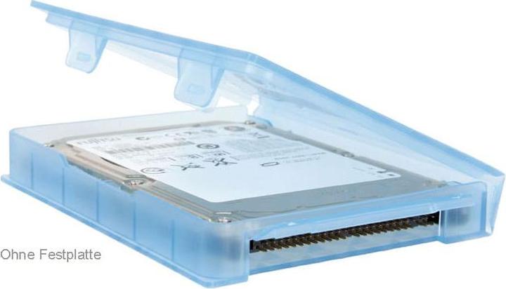 Immagine prodotto LogiLink Scatola HDD per hard disk esterni da 2,5", blu Scatola protettiva, resistente ai tropici e