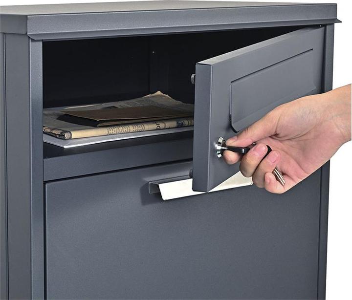 Image du produit Holmberg Boîte aux lettres pour colis 50x38x112cm anthracite