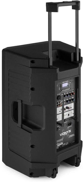 Image du produit speaker - Vonyx VSA700 - Enceinte à roulettes avec Bluetooth et 2 microphones sans fil - 1000W (Actif)