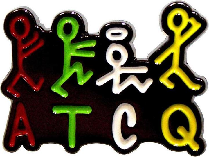 A Tribe Called Quest Strichmännchen Abzeichen Vernickelt ZinkLegierung Emaille Logo
