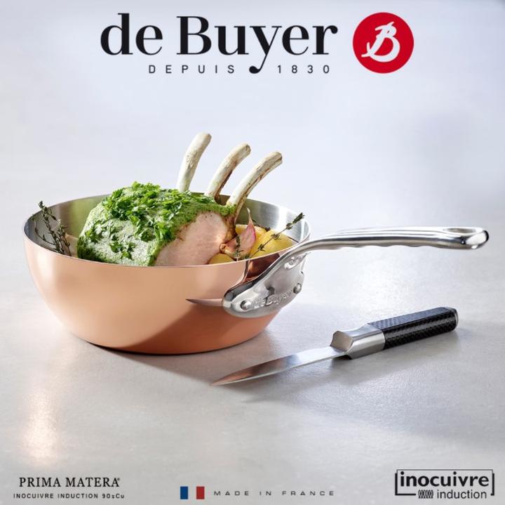 Actual product image de Buyer prima matera (24 cm, Frying pan, Stainless steel, Copper)
