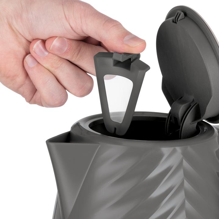 Actual product image Russell Hobbs 26382-70 Groove Kettle grey (1.70 l)