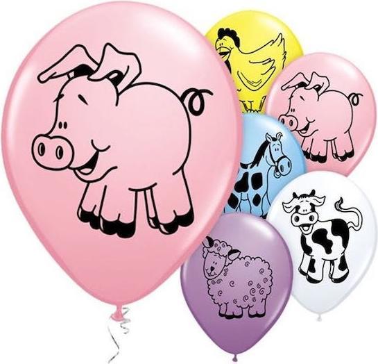 Produktbild Qualatex Ballons Animaux de la Ferme