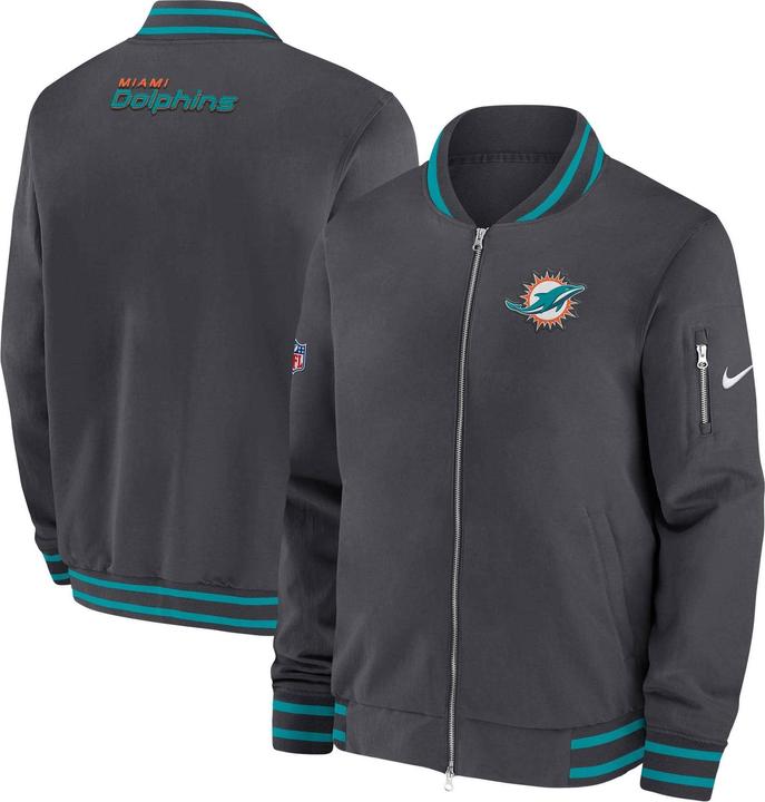 Produktbild Nike Miami Dolphins Coach Bomber Jacket 2XL (XXL)