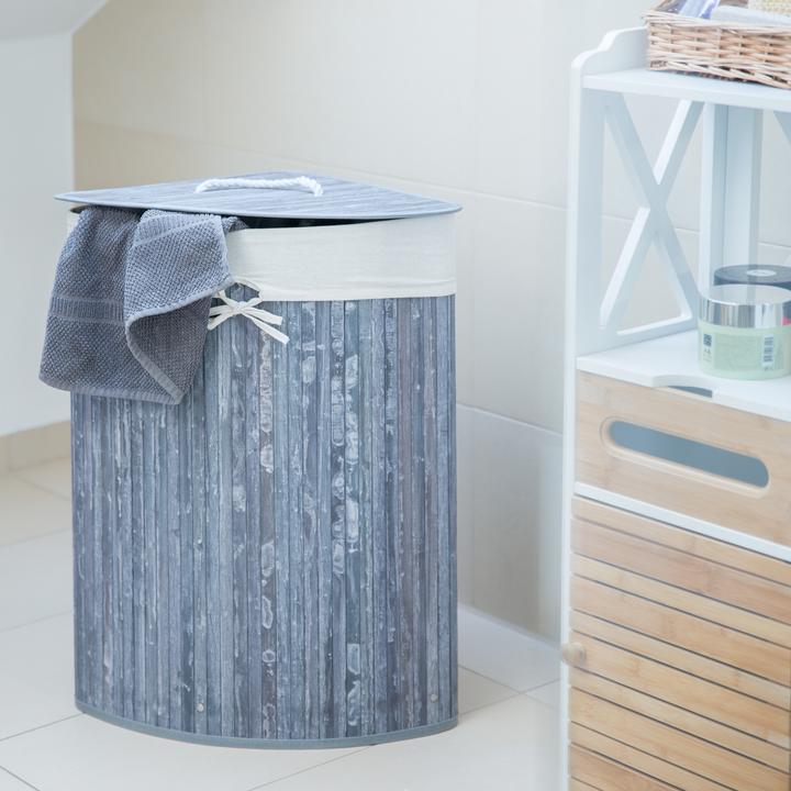 Actual product image Relaxdays Corner Hamper (60 l)