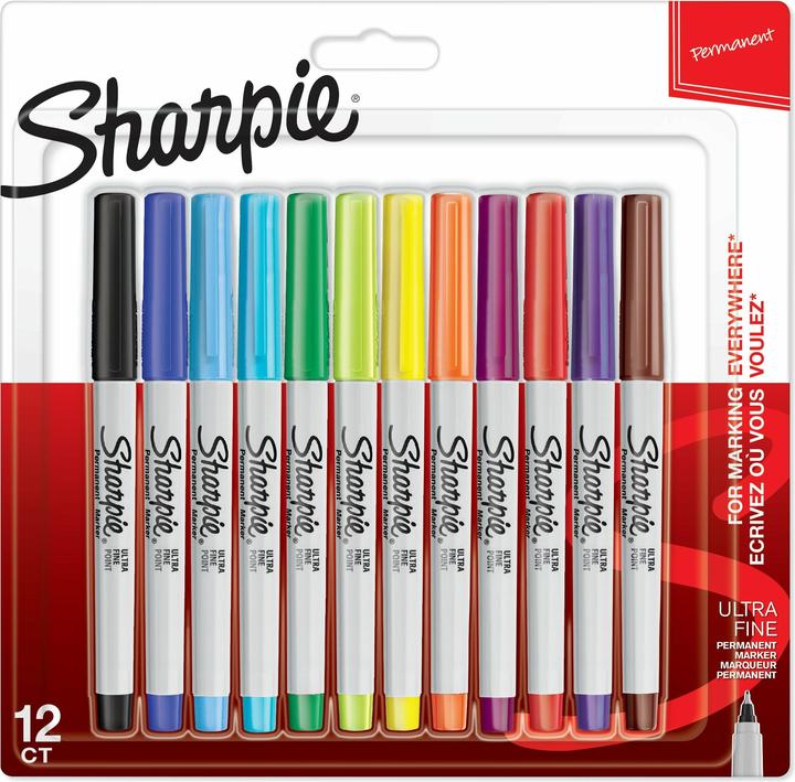 Actual product image Sharpie Ultra Fine (Multicoloured, 0.30 mm, 12 x)