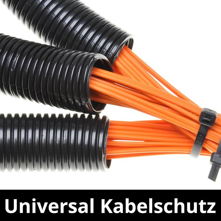 Produktbild Kalitec 50 Meter Wellrohr geschlitzt NW 12 I Wellschlauch offen I Marderschutzrohr I Leerrohr I Kabe (5000 cm)