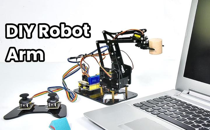 Image du produit Keyestudio Roboterarm Bausatz mit Servosteuerung