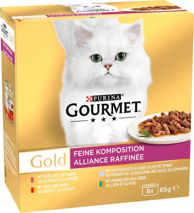 Actual product image Gourmet Gold Fine compositions (Adult, 8 pcs., 680 g)