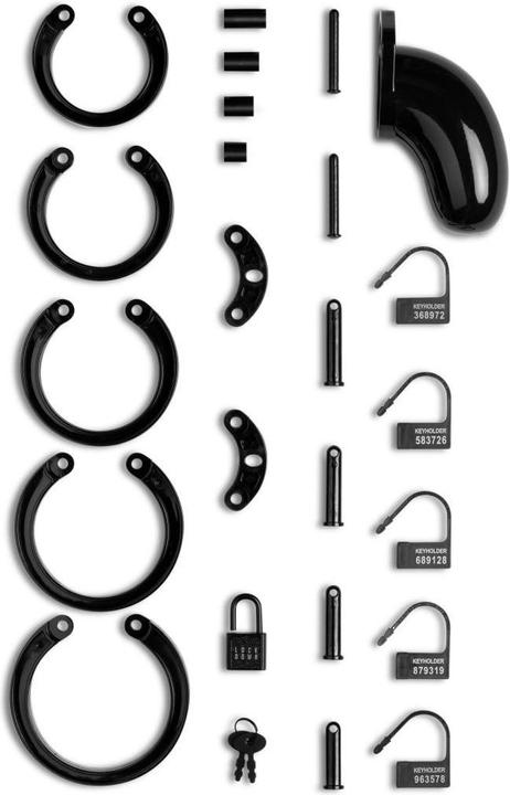 Actual product image Lockdown Chastity Cage - Medium