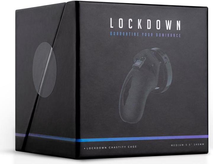 Actual product image Lockdown Chastity Cage - Medium