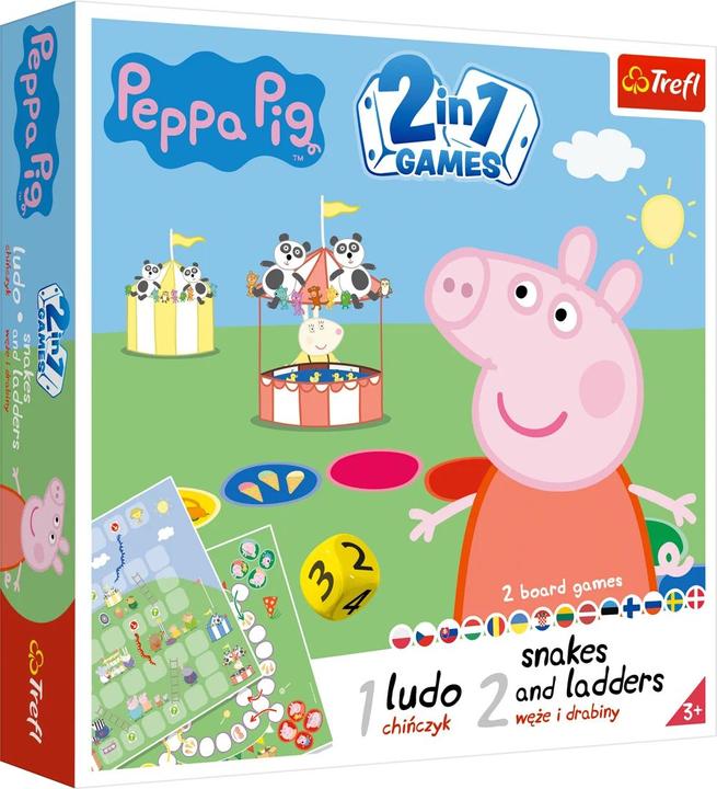 Immagine prodotto Trefl PEPPA PIG Gioco da tavolo 2 in 1 "Pig Pepa (Cinese)