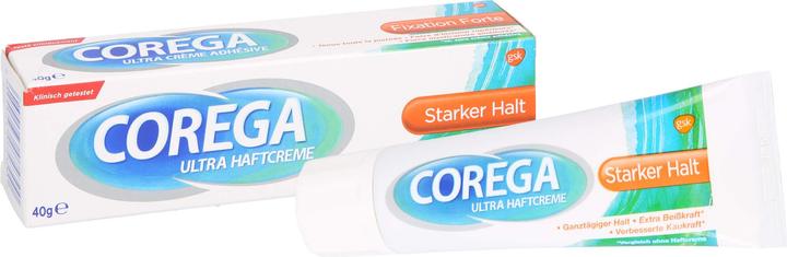 Image du produit Corega Crème adhésive forte tenue (40 ml, Bains de bouche)