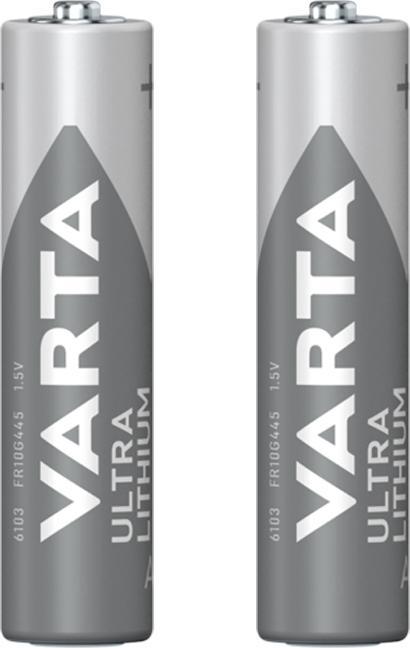 Actual product image Varta ULTRA Lithium (2 pcs., AAA, 1100 mAh)