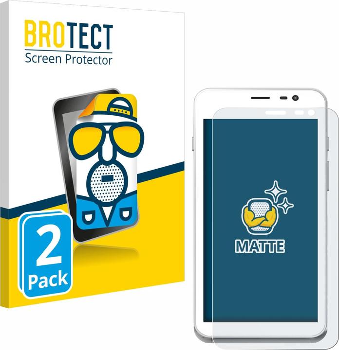 Produktbild BROTECT Entspiegelungs-Schutzfolie Displayschutz Matt (2 Stück, Oppo A77s)