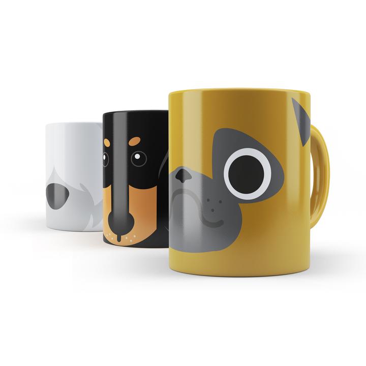 Image du produit Mustard Décalcomanies Decalize Your Mug, Dogs (1 x)