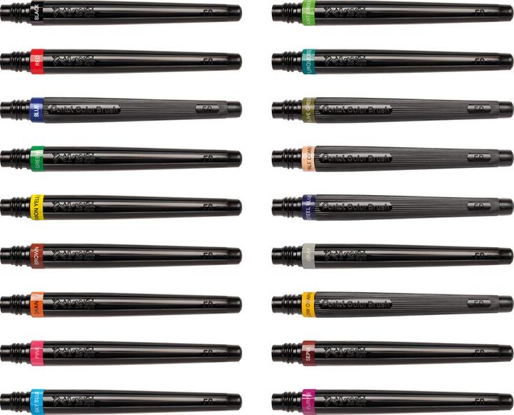 Actual product image Pentel Brush Pen Color Brush Refill Unit (Gel mine, Turquoise)
