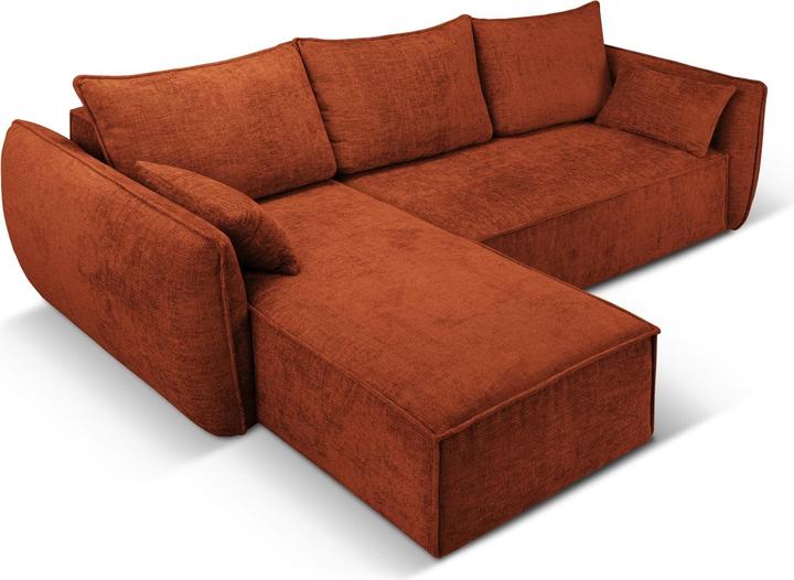 Actual product image Micadoni Left Corner Sofa With Bed Function And Box, "Kaelle", 4 Seats, 252x165x87Made in Europe (Corner sofa)