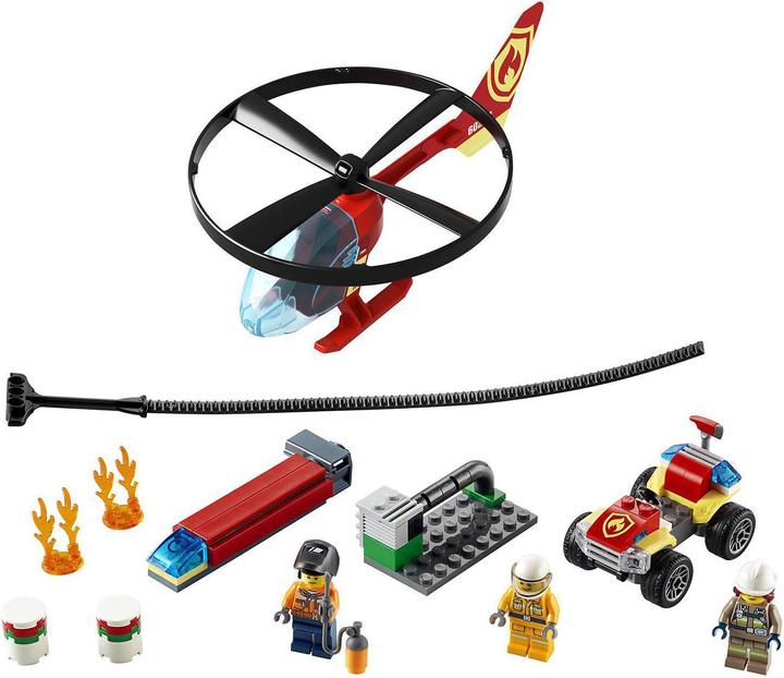Image du produit LEGO Opération avec l'hélicoptère des pompiers (60248, LEGO City)