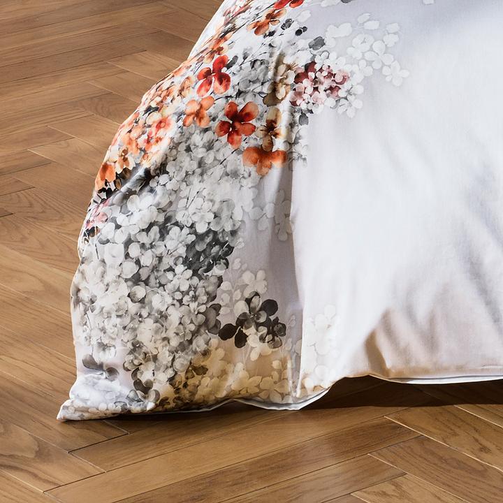 Actual product image Fleuresse Black Premium Schweizer Satin Bettwäsche Macclesfield silber (Bedding set, 155x220 cm + 80x80 cm)