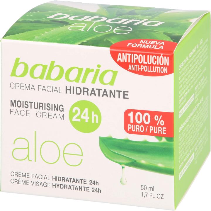 Produktbild Babaria Aloe Vera 24hr Moisturising Face Cream 50ml (50 ml, 24h Creme)