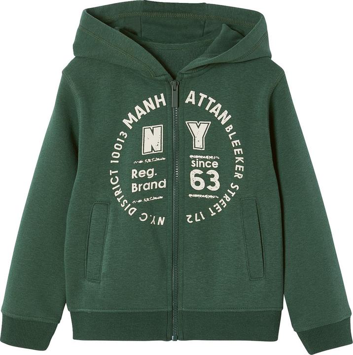 Vertbaudet Jungen Sport-Kapuzensweatjacke mit Reissverschluss BASIC