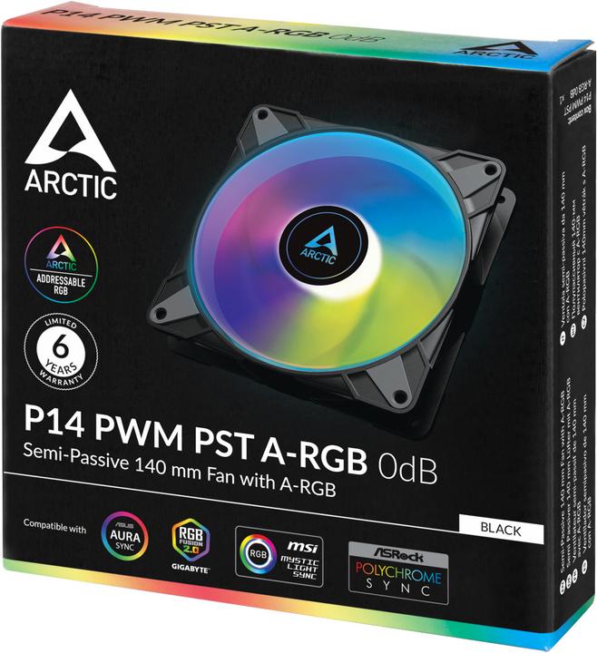 Actual product image Arctic P14 PWM PST A-RGB (140 mm, 1 x)