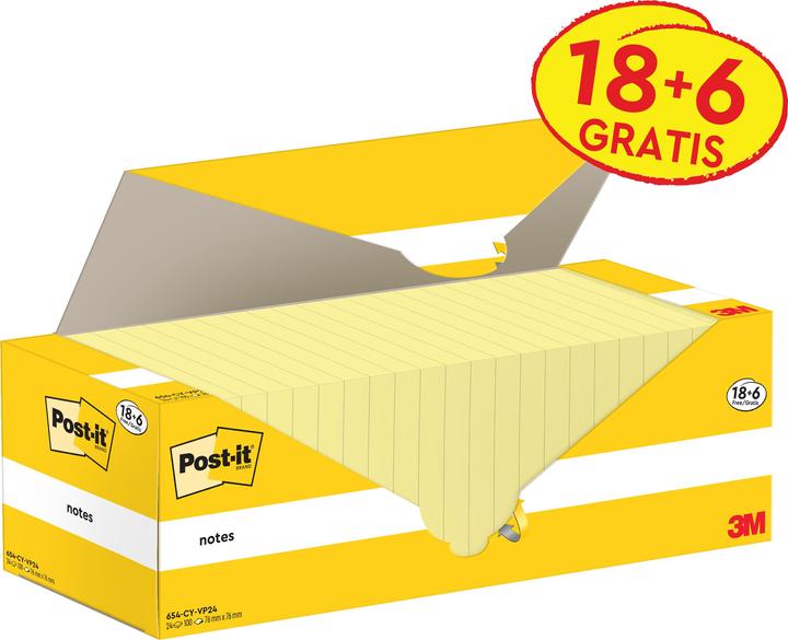 Produktbild Post-it Grosspack (76 x 76 mm)