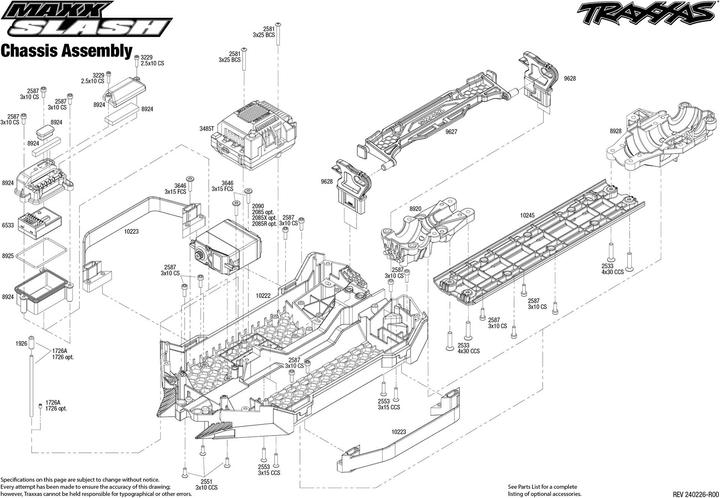 Actual product image Traxxas Maxx Slash 1:8 4wd Ep (RTR Ready-to-Run)