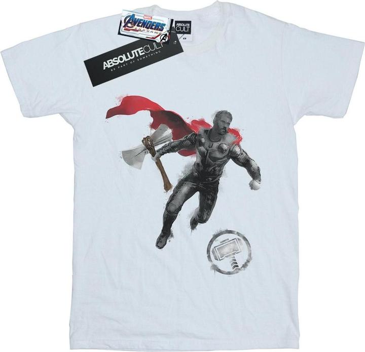 Actual product image Mens Avengers Endgame Painted Thor T-Shirt (M)