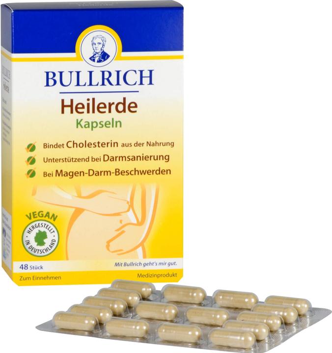 Produktbild Bullrich Heilerde Kapseln, 48 St. Kapseln (48 Stück)