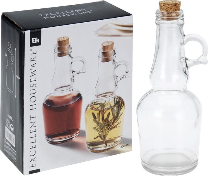 Image du produit Excellent Houseware Set huile & vinaigre en verre (250 ml)