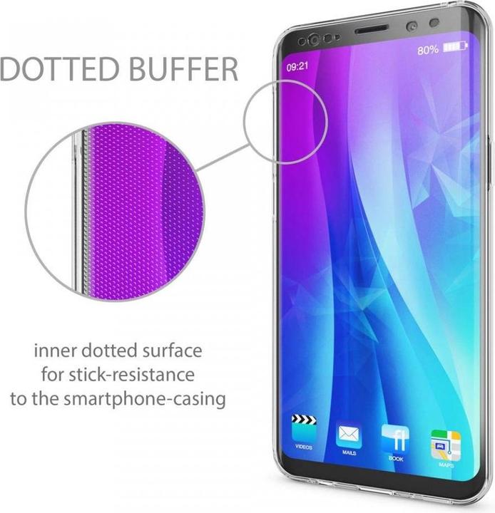 Actual product image Screenguard 360° Screen & Body Protector Samsung Galaxy S9 Cover with Foil (Samsung Galaxy S9+)