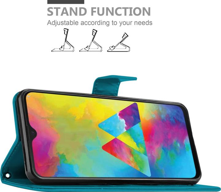 Productafbeelding Cadorabo Bloemen Boekomslag (Samsung Galaxy M21)