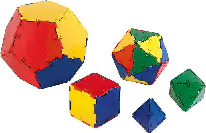 Actual product image Polydron Kit Platonic Bodies