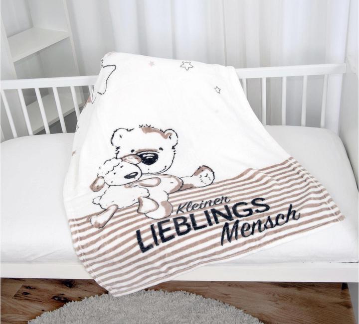 Produktbild Herding Lieblingsmensch Microfaserflausch Decke (75 x 100 cm)