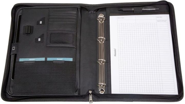 Produktbild Orgamappe ""OLBIA"", DIN A4, anthrazit aus Polyester und Finetouch-Lederimitat (A4, 1 x)
