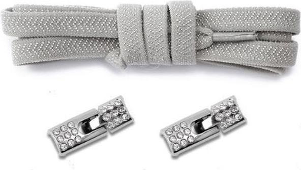 MU Classic Elastic Bling Series 1 Paar Elastische Schnürsenkel ohne zu Binden