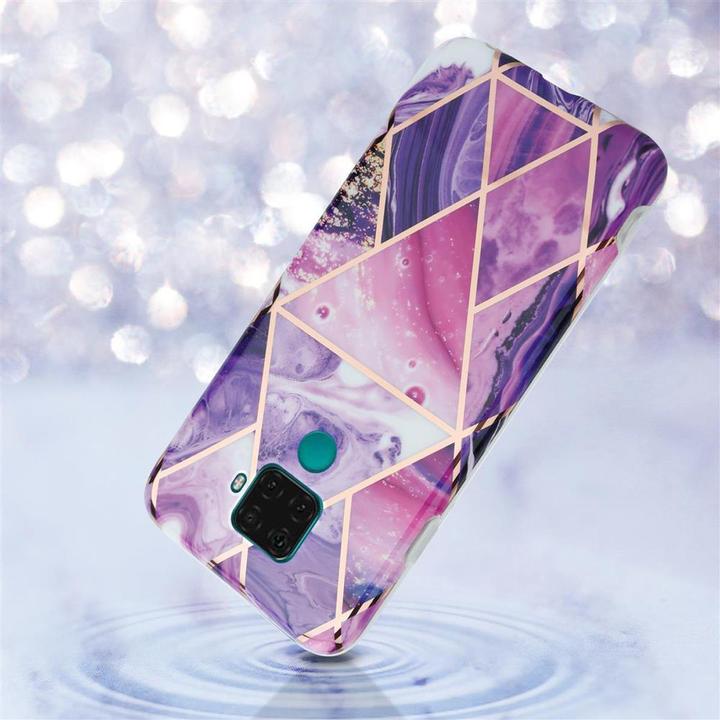 Actual product image Cadorabo IMD TPU Colorful Marble Cover (Mate 30 Lite)