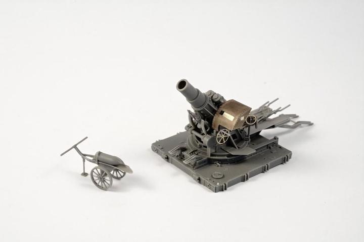 Actual product image Planet Models Austro-Hungarian WWI 30,5cm siege mortar M.11(Skoda 30,5cm howitzer)all resin
