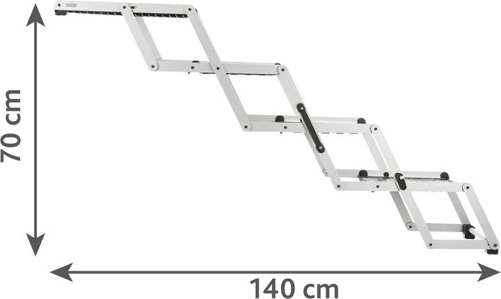 Image du produit Trixie Escalier pliable à 4 marches (Chien, Pliable, Respirant)
