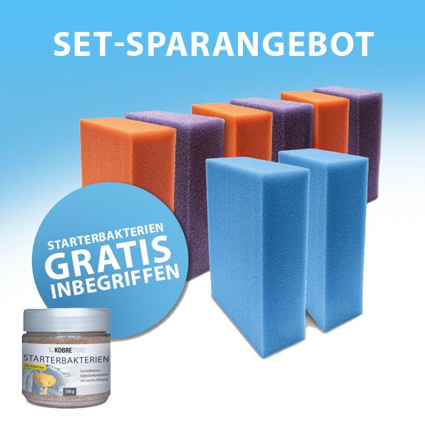 Actual product image KobreTec Ersatzschwamm Komplett-Set, passend für Oase®*BioTec ScreenMatic 18 / 60000