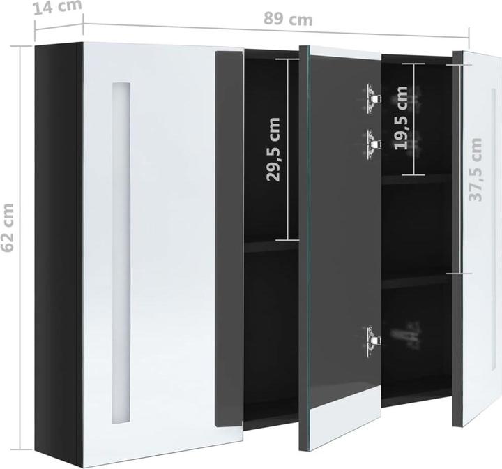 Image du produit VidaXL Sigurd (89 x 14 x 62 cm)