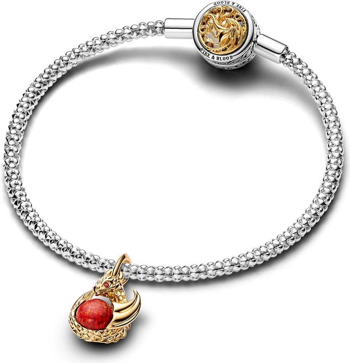 Produktbild Pandora Game of Thrones Drachenfeuer Charm (Vergoldet, Metall)