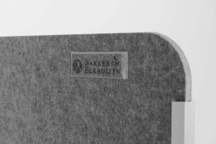 Actual product image Bakker Elkhuizen Bakker Elkuizen Bakker table partition round o.acrylic window grey rear side