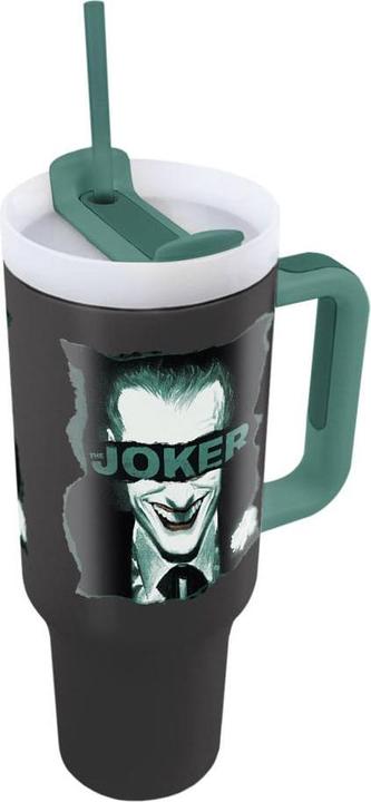 Actual product image Pyramid DC Comics stainless steel drinking mug Joker 1130 ml (1130 ml, 1 x)