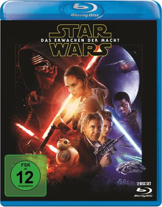Star Wars: The Force Awakens (Blu-ray, 2015, German, English)